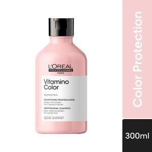 L'Oreal Professionnel Serie Expert Vitamino Shampoo | Protects hair colour from fading & adds shine |A With Resveratrol (300 ml)