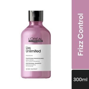 L'Oreal Professionnel Liss Unlimited Shampoo for Frizzy & Unruly Hair 300 ml | With Pro-Keratin