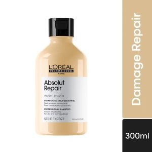 L'Oreal Professionnel Absolut Repair Shampoo For Dry and Damaged Hair 300 ml With Protein & Omega-9