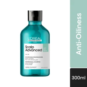 L'Oreal Professionnel Scalp Advanced Anti-Oiliness Dermo-Purifier Shampoo 300 ml for Oily Scalps